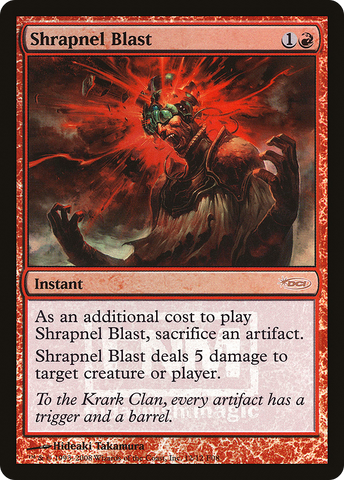 Shrapnel Blast [Friday Night Magic 2008] - The Mythic Store | 24h Order Processing