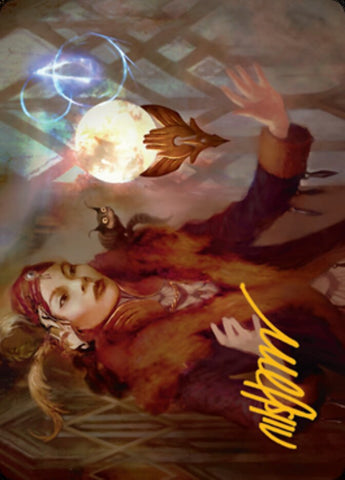 Misfortune Teller Art Card (Gold-Stamped Signature) [Streets of New Capenna Art Series] - The Mythic Store | 24h Order Processing