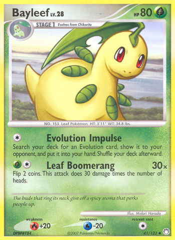 Bayleef (41/123) [Diamond & Pearl: Mysterious Treasures] - The Mythic Store | 24h Order Processing