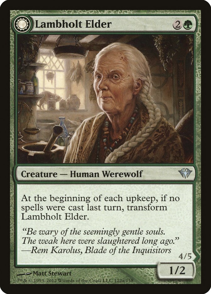 Lambholt Elder // Silverpelt Werewolf [Dark Ascension] - The Mythic Store | 24h Order Processing