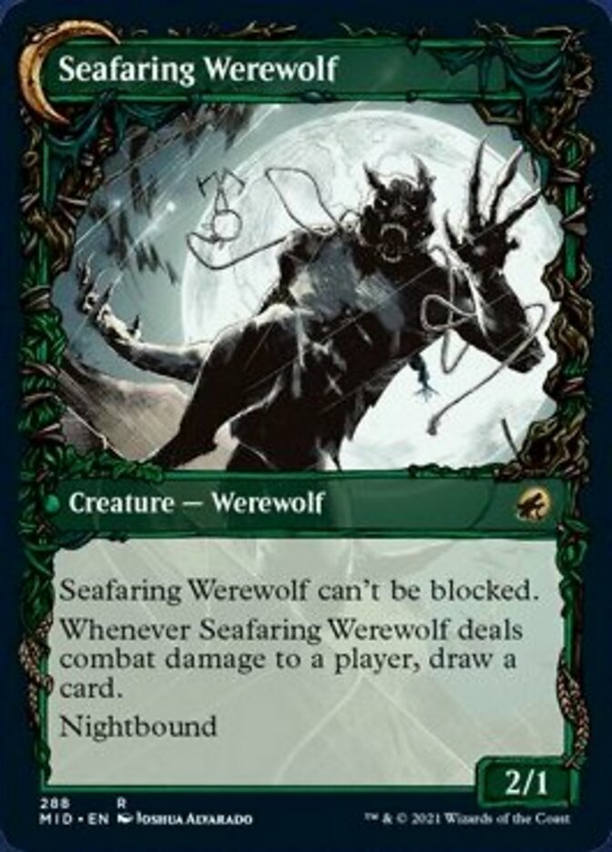 Suspicious Stowaway // Seafaring Werewolf (Showcase Equinox) [Innistrad: Midnight Hunt] - The Mythic Store | 24h Order Processing