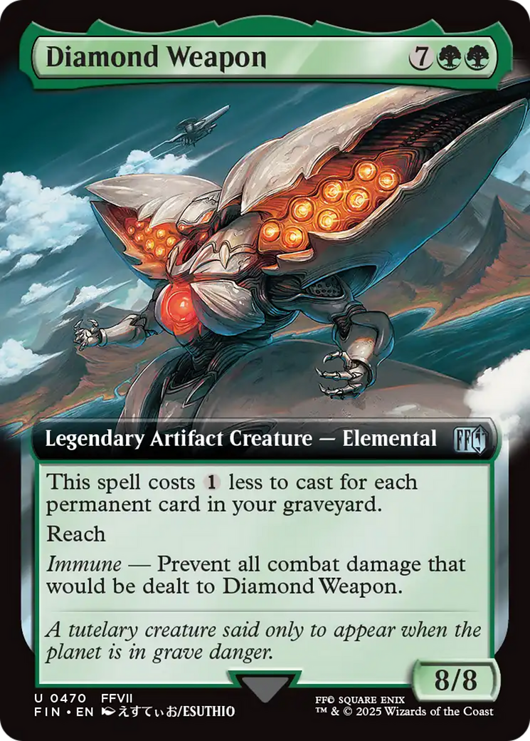Diamond Weapon (Extended Art) [FINAL FANTASY] - The Mythic Store | 24h Order Processing