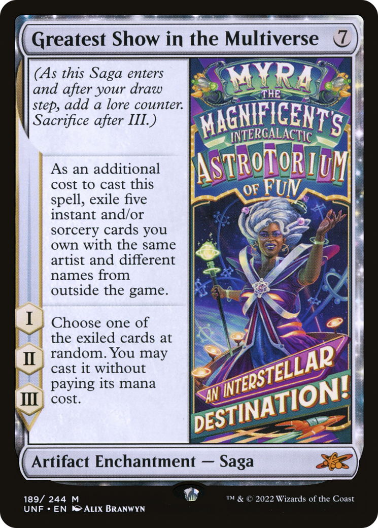 Greatest Show in the Multiverse [Unfinity] - The Mythic Store | 24h Order Processing