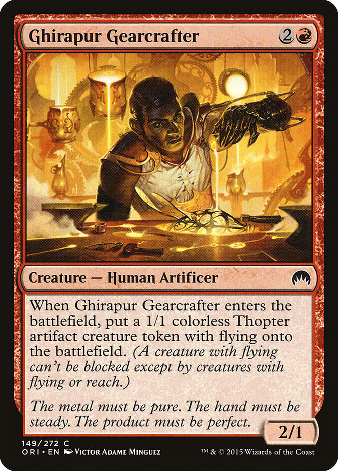 Ghirapur Gearcrafter [Magic Origins] - The Mythic Store | 24h Order Processing