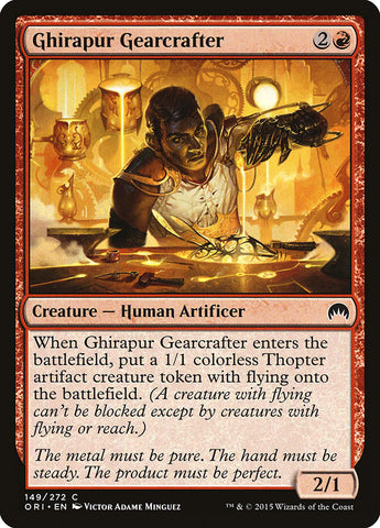 Ghirapur Gearcrafter [Magic Origins] - The Mythic Store | 24h Order Processing