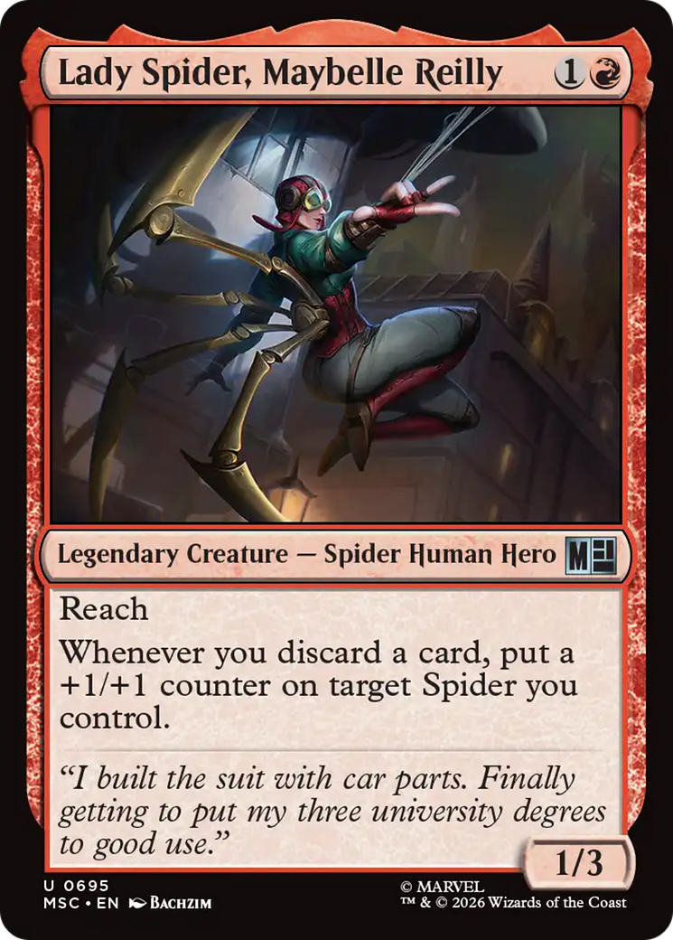Lady Spider, Maybelle Reilly [Marvel Super Heroes Commander] - The Mythic Store | 24h Order Processing