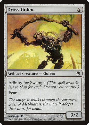 Dross Golem [Darksteel] - The Mythic Store | 24h Order Processing