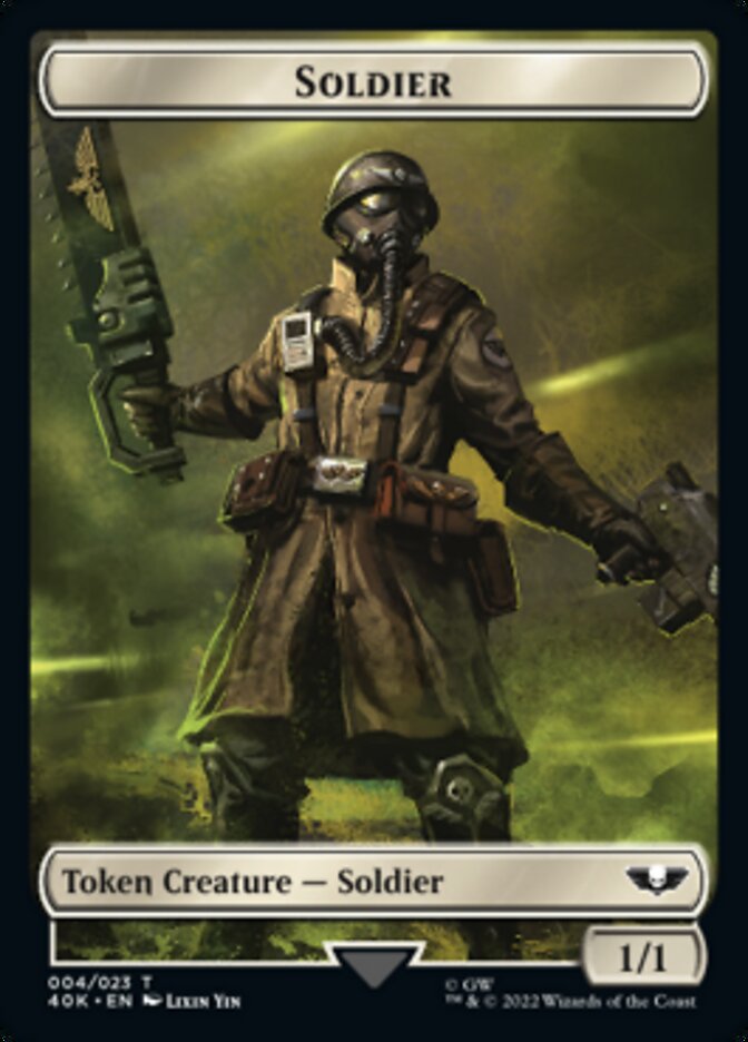 Soldier (004) // Vanguard Suppressor Double-Sided Token [Warhammer 40,000 Tokens] - The Mythic Store | 24h Order Processing