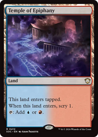 Temple of Epiphany [Secrets of Strixhaven Commander] - The Mythic Store | 24h Order Processing