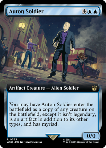 Auton Soldier (Extended Art) [Doctor Who] - The Mythic Store | 24h Order Processing