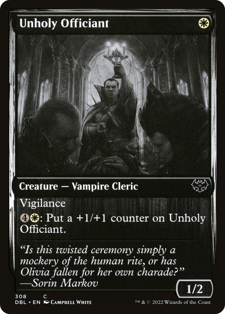 Unholy Officiant [Innistrad: Double Feature] - The Mythic Store | 24h Order Processing