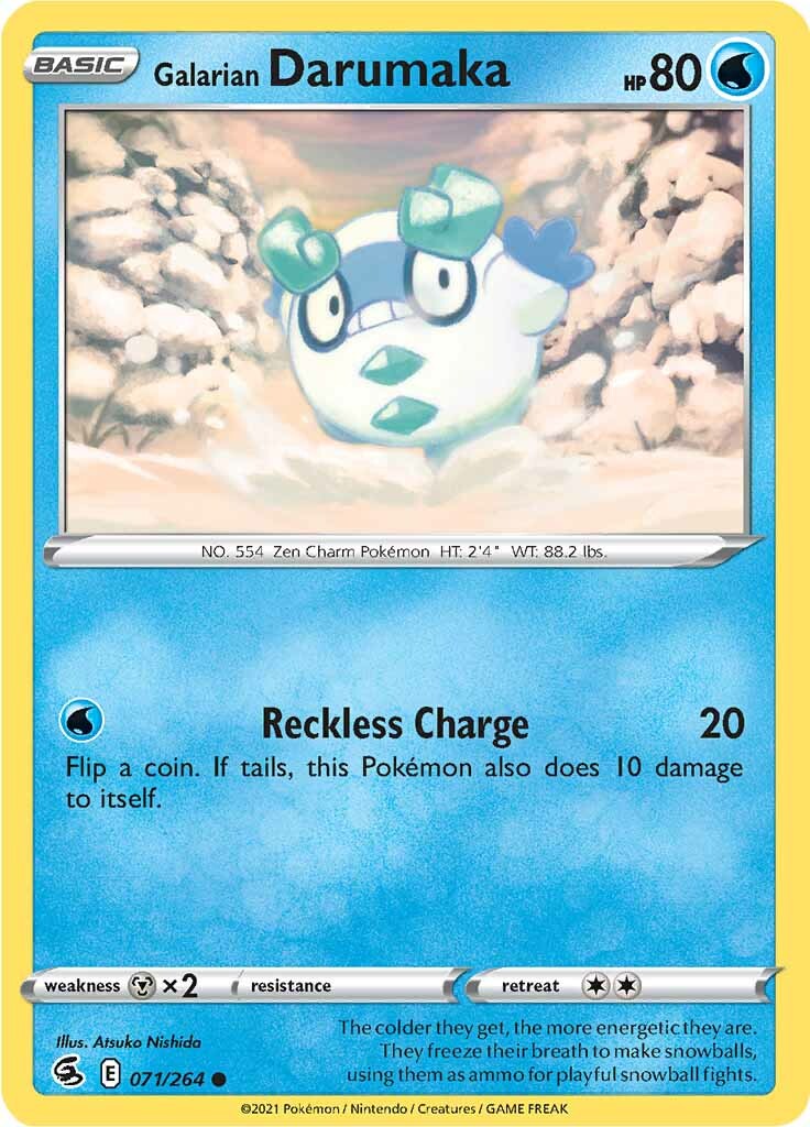Galarian Darumaka (071/264) [Sword & Shield: Fusion Strike] - The Mythic Store | 24h Order Processing