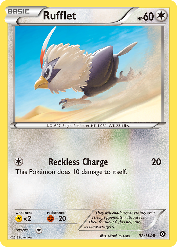 Rufflet (92/114) [XY: Steam Siege] - The Mythic Store | 24h Order Processing