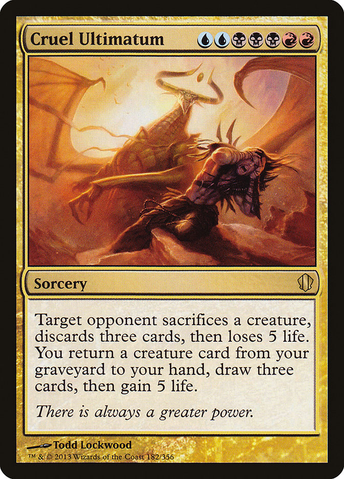 Cruel Ultimatum [Commander 2013] - The Mythic Store | 24h Order Processing