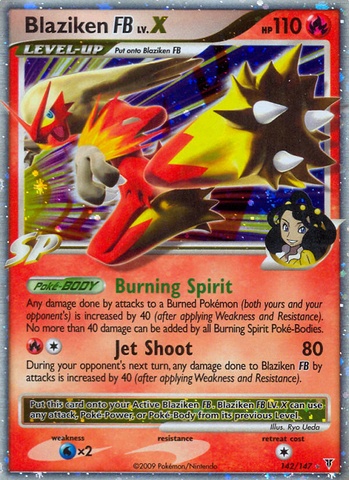 Blaziken FB LV.X (142/147) [Platinum: Supreme Victors] - The Mythic Store | 24h Order Processing