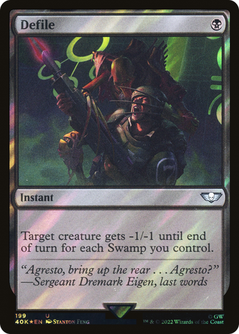 Defile (Surge Foil) [Warhammer 40,000] - The Mythic Store | 24h Order Processing