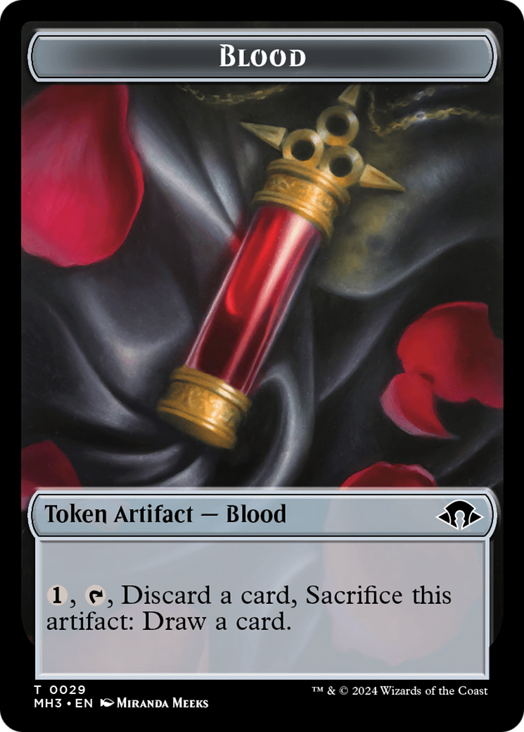 Servo // Blood Double-Sided Token [Modern Horizons 3 Tokens] - The Mythic Store | 24h Order Processing