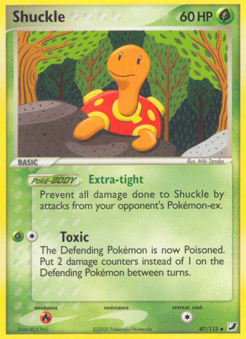 Shuckle (47/115) [EX: Unseen Forces] - The Mythic Store | 24h Order Processing