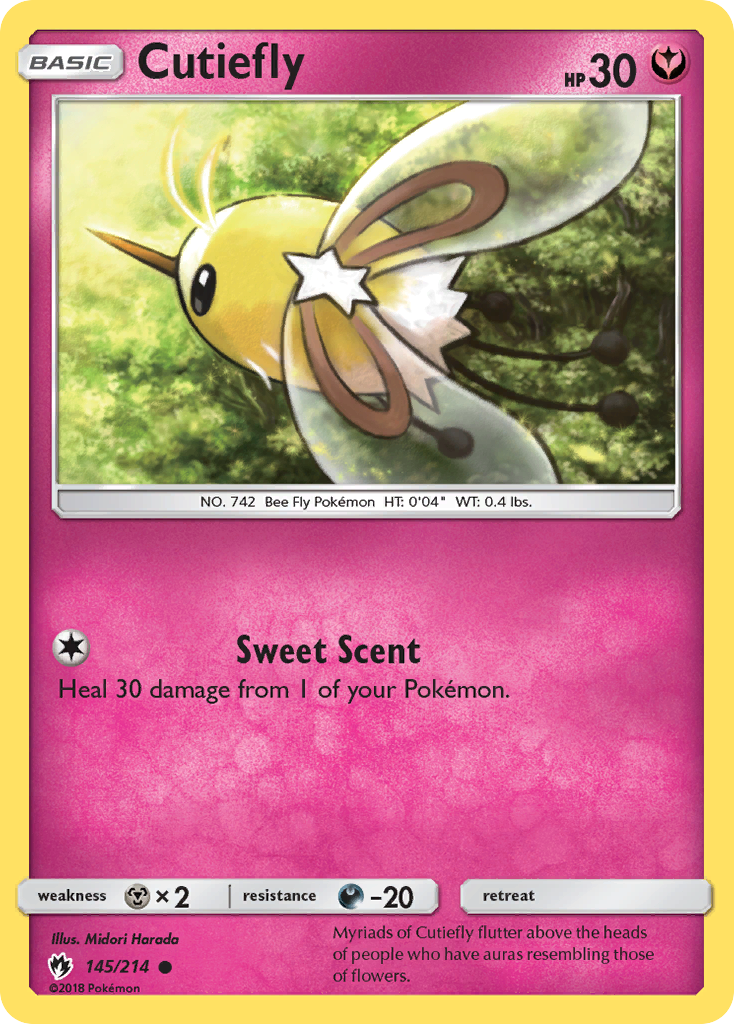 Cutiefly (145/214) [Sun & Moon: Lost Thunder] - The Mythic Store | 24h Order Processing