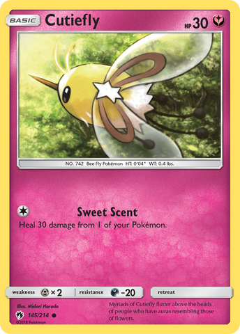 Cutiefly (145/214) [Sun & Moon: Lost Thunder] - The Mythic Store | 24h Order Processing