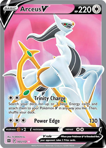 Arceus V (165/172) [Sword & Shield: Brilliant Stars] - The Mythic Store | 24h Order Processing