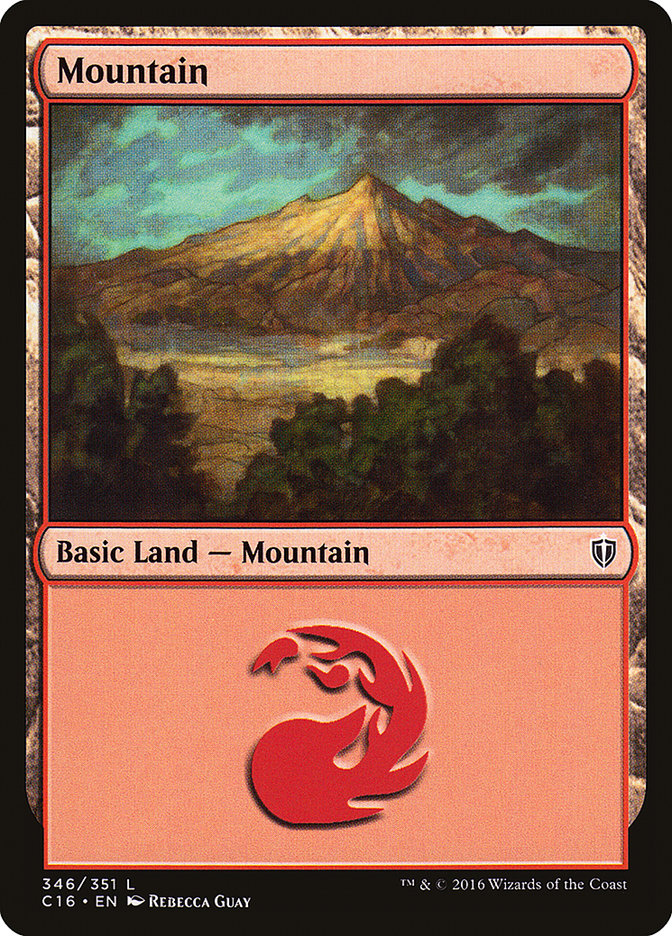 Mountain (346) [Commander 2016] - The Mythic Store | 24h Order Processing