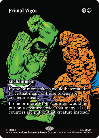 Primal Vigor (Borderless) [Marvel Universe: Eternal-Legal] - The Mythic Store | 24h Order Processing