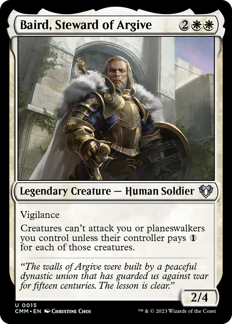 Baird, Steward of Argive [Commander Masters] - The Mythic Store | 24h Order Processing