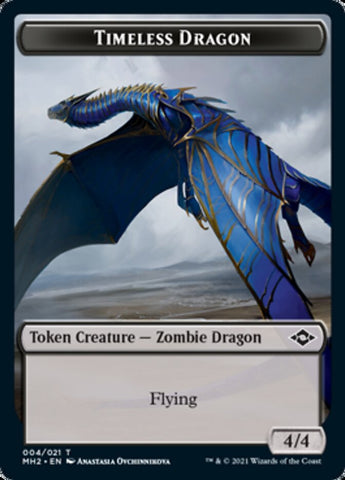 Timeless Dragon Token [Modern Horizons 2 Tokens] - The Mythic Store | 24h Order Processing