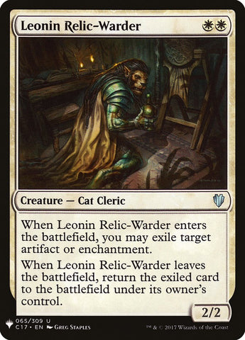 Leonin Relic-Warder [Mystery Booster] - The Mythic Store | 24h Order Processing