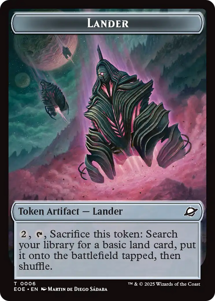 Drone // Lander (0006) Doubled-Sided Token [Edge of Eternities Tokens] - The Mythic Store | 24h Order Processing