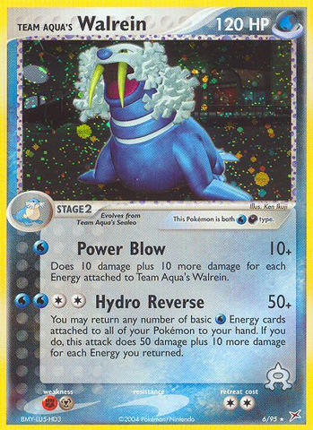 Team Aqua's Walrein (6/95) [EX: Team Magma vs Team Aqua] - The Mythic Store | 24h Order Processing