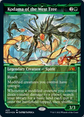 Kodama of the West Tree (Showcase) (Foil Etched) [Kamigawa: Neon Dynasty] - The Mythic Store | 24h Order Processing