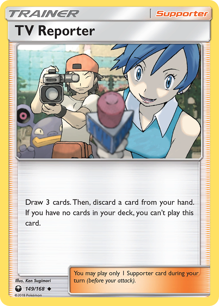TV Reporter (149/168) [Sun & Moon: Celestial Storm] - The Mythic Store | 24h Order Processing