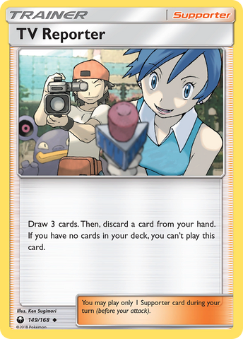TV Reporter (149/168) [Sun & Moon: Celestial Storm] - The Mythic Store | 24h Order Processing