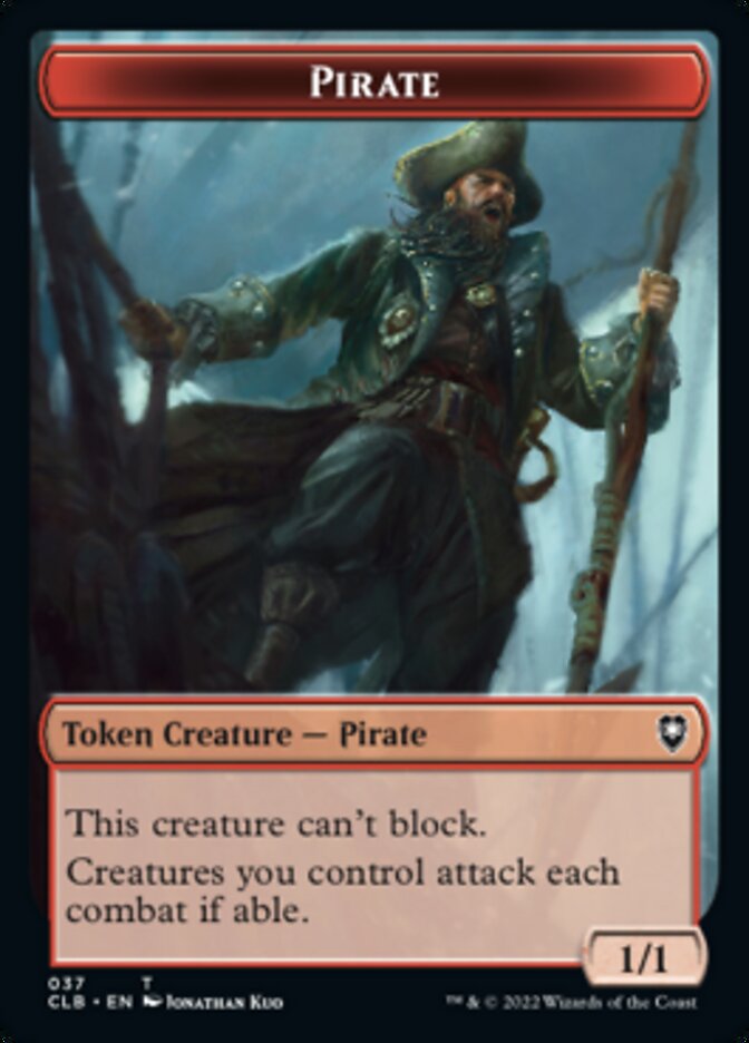 Pirate // Goblin Double-Sided Token [Commander Legends: Battle for Baldur's Gate Tokens] - The Mythic Store | 24h Order Processing
