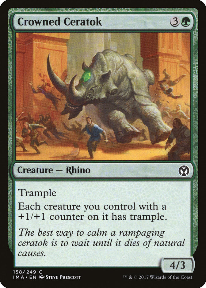 Crowned Ceratok [Iconic Masters] - The Mythic Store | 24h Order Processing