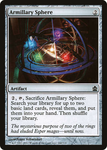 Armillary Sphere [Commander 2011] - The Mythic Store | 24h Order Processing