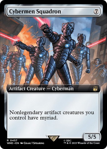 Cybermen Squadron (Extended Art) [Doctor Who] - The Mythic Store | 24h Order Processing