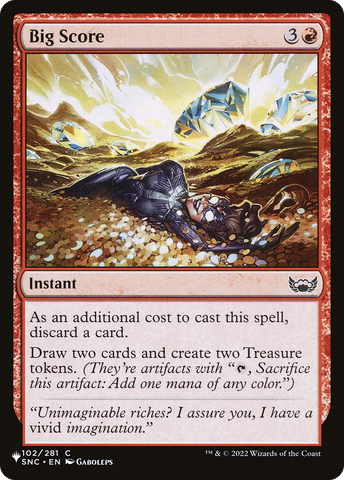 Big Score [The List] - The Mythic Store | 24h Order Processing