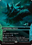 Lumbering Falls (0114) (Borderless) (Galaxy Foil) [Edge of Eternities: Stellar Sights] - The Mythic Store | 24h Order Processing