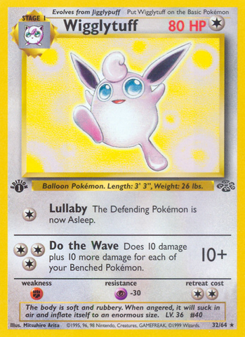 Wigglytuff (32/64) [Jungle 1st Edition] - The Mythic Store | 24h Order Processing