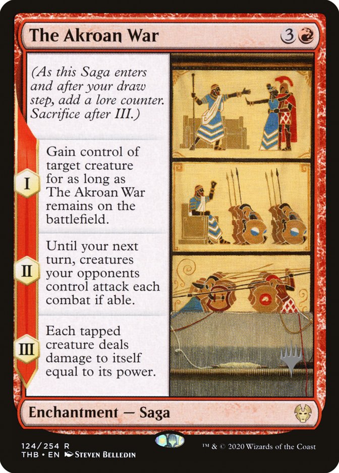 The Akroan War (Promo Pack) [Theros Beyond Death Promos] - The Mythic Store | 24h Order Processing