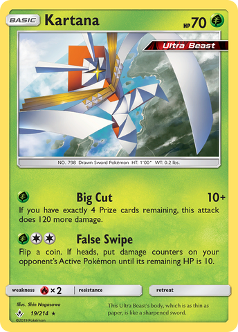 Kartana (19/214) [Sun & Moon: Unbroken Bonds] - The Mythic Store | 24h Order Processing