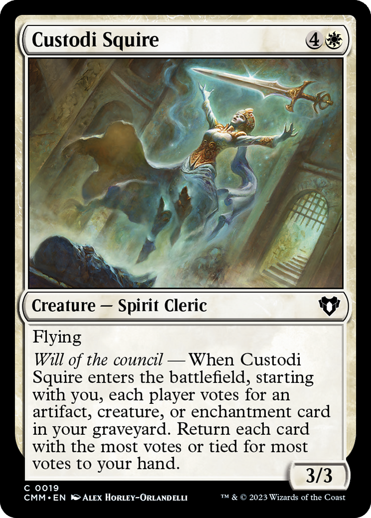 Custodi Squire [Commander Masters] - The Mythic Store | 24h Order Processing