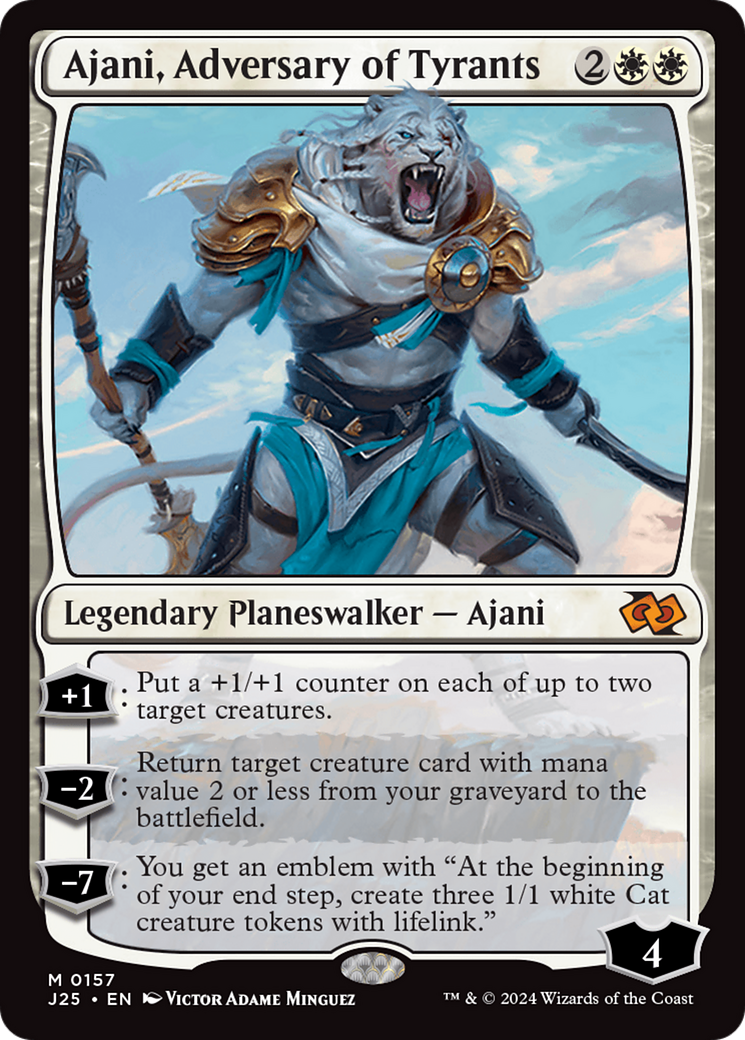 Ajani, Adversary of Tyrants [Foundations Jumpstart] - The Mythic Store | 24h Order Processing