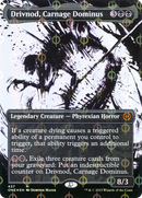Drivnod, Carnage Dominus (Borderless Ichor Step-and-Compleat Foil) [Phyrexia: All Will Be One] - The Mythic Store | 24h Order Processing