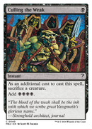 Culling the Weak (White Border) [Mystery Booster 2] - The Mythic Store | 24h Order Processing