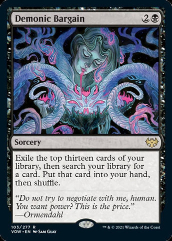 Demonic Bargain [Innistrad: Crimson Vow] - The Mythic Store | 24h Order Processing