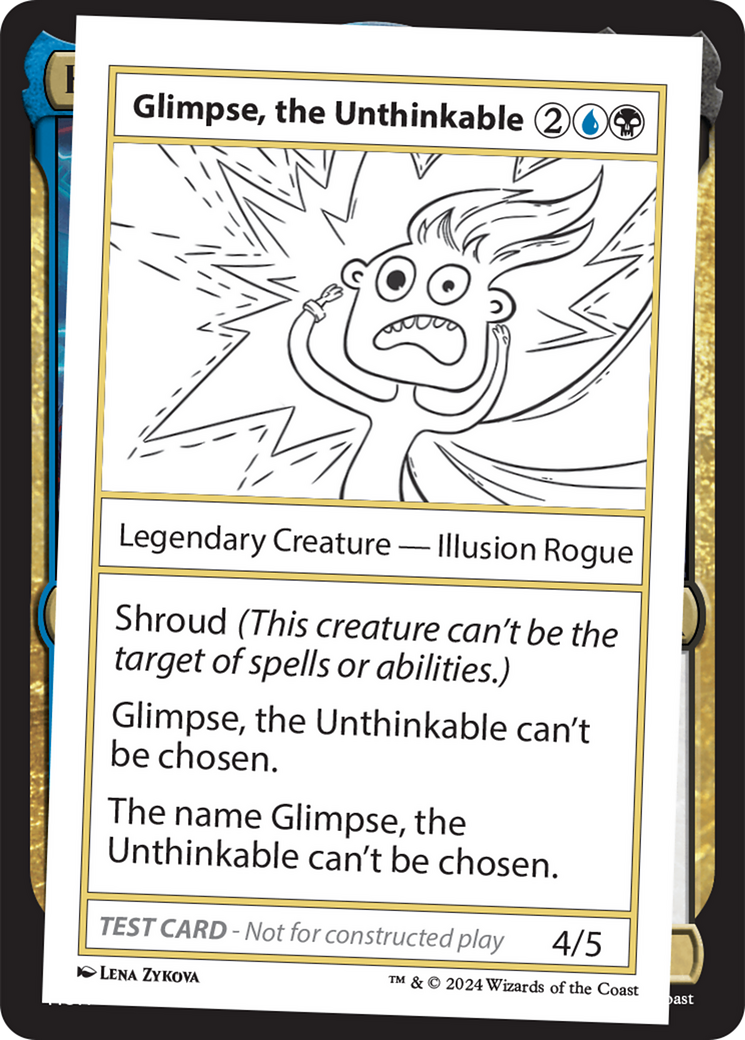 Glimpse, the Unthinkable [Mystery Booster 2 Playtest Cards] - The Mythic Store | 24h Order Processing
